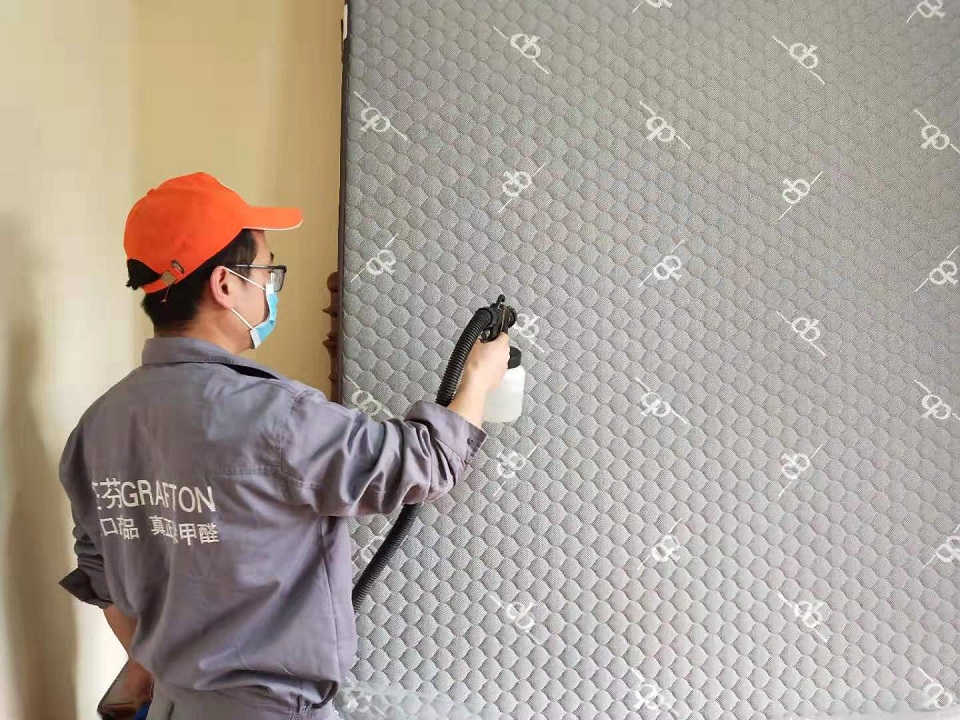 臥室床墊全方位噴涂施工治理甲醛 臥室床墊全方位噴涂施工治理甲醛
