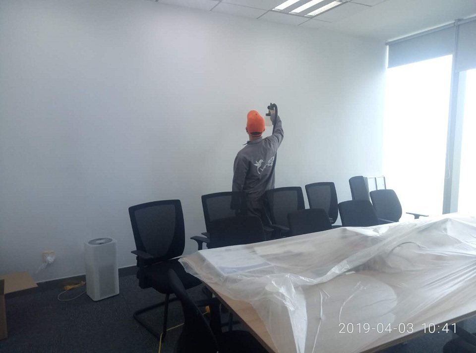 會議室墻面噴涂全方位施工 會議室墻面噴涂全方位施工
